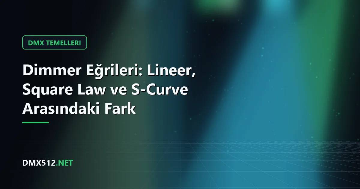 Dimmer Eğrileri: Lineer, Square Law ve S-Curve Arasındaki Fark