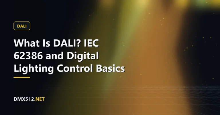 What Is DALI? IEC 62386 and Digital Lighting Control Basics