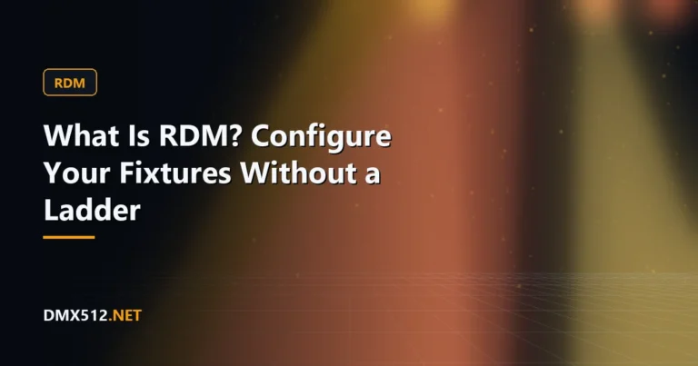 What Is RDM? Configure Your Fixtures Without a Ladder