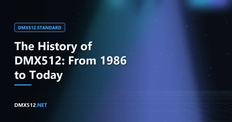 The History of DMX512: From 1986 to Today